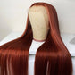 Reddish Brown Straight Hair - HD Lace