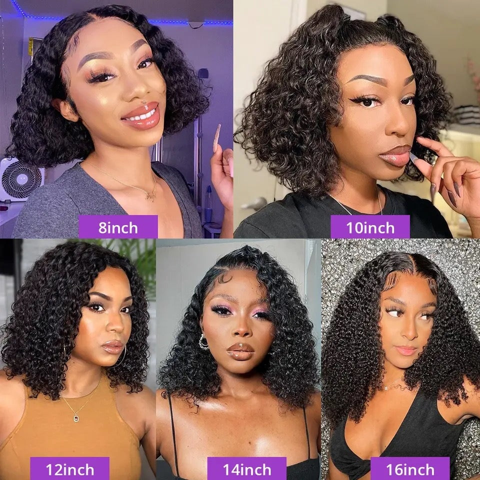 Water Wave Lace Front Human Hair Wigs 13x4 Lace Frontal – Whisy Shopping