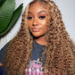 Deep Wave 4/27 Highlight 13x4 Lace Front Human Hair - Whisy Shopping